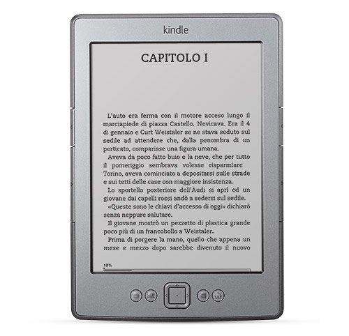 Il Kindle di Amazon disponibile anche in Italia