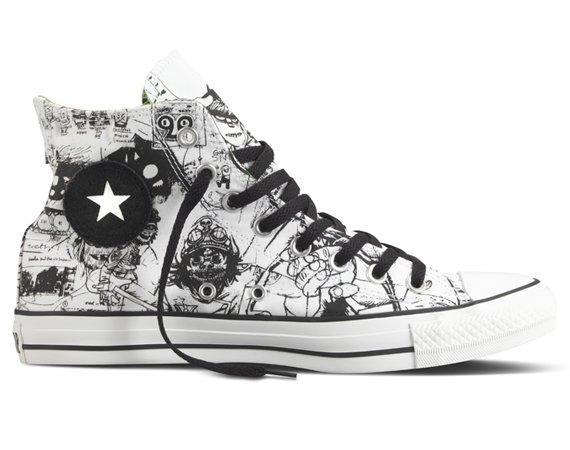 I Gorillaz firmano il mito Converse per la primavera 2012