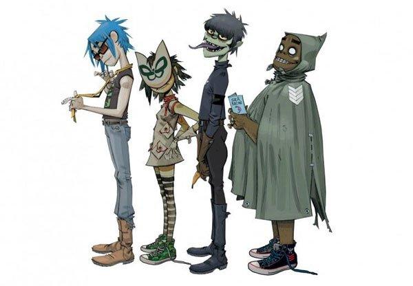  I Gorillaz firmano il mito Converse per la primavera 2012