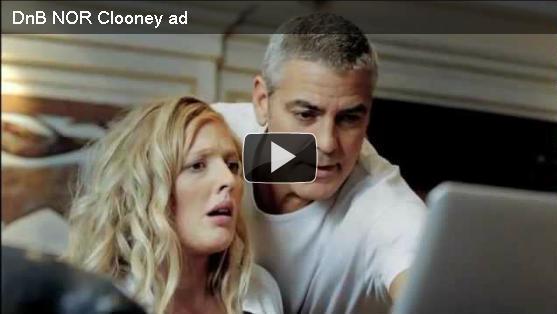 La banca norvegese DNB "canta" e mette in scena Clooney!