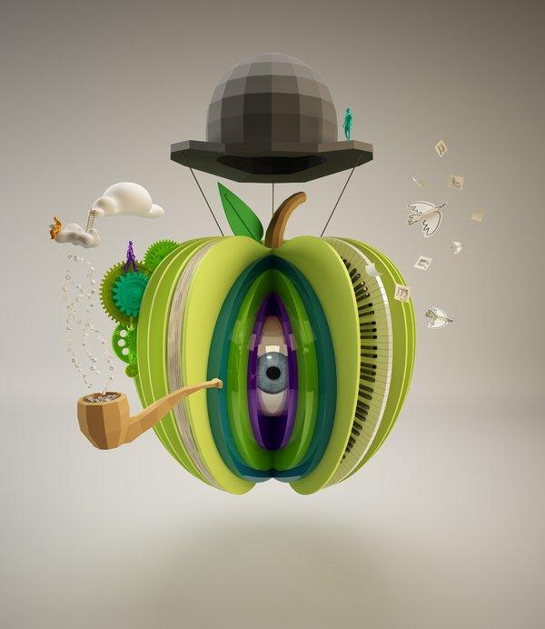 Benjamin Simon: graphic design in 3D