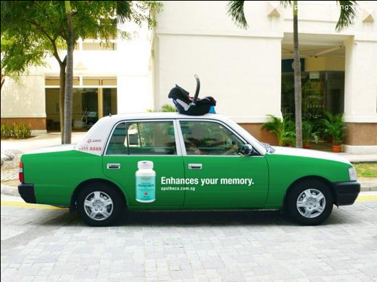 40+ esempi di Taxi Advertising creativo