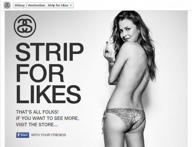 Strip for Likes, l’ultima idea hot di Stussy Amsterdam 