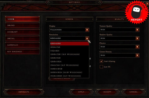 Impressioni e giudizi sulla BETA del videogioco DIABLO III, testata ufficialmente per Asus e Nvidia