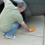 L'iPad e la custodia a prova di Suv!