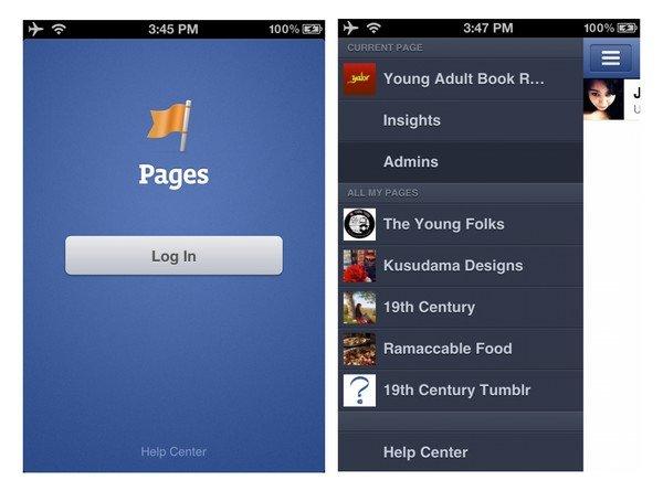 Facebook App: Page Manager