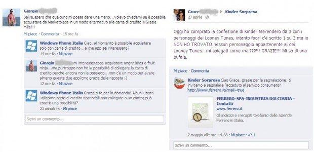 Best practices per i brand su facebook: Customer care