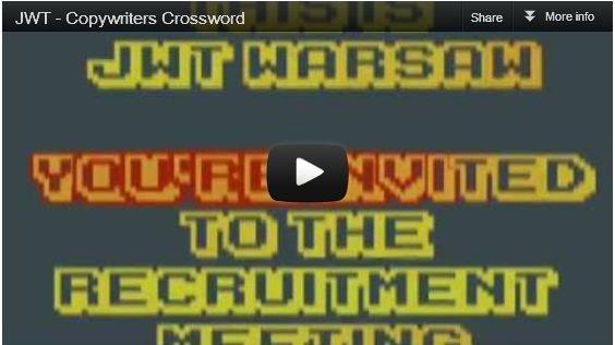 JWT, il recruitment del copy inizia con le parole crociate