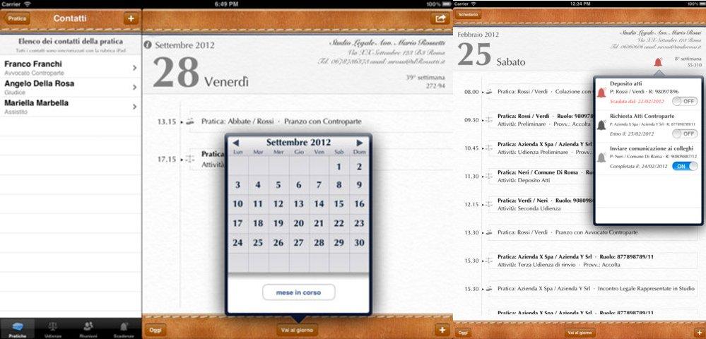 Agenda dell'avvocato