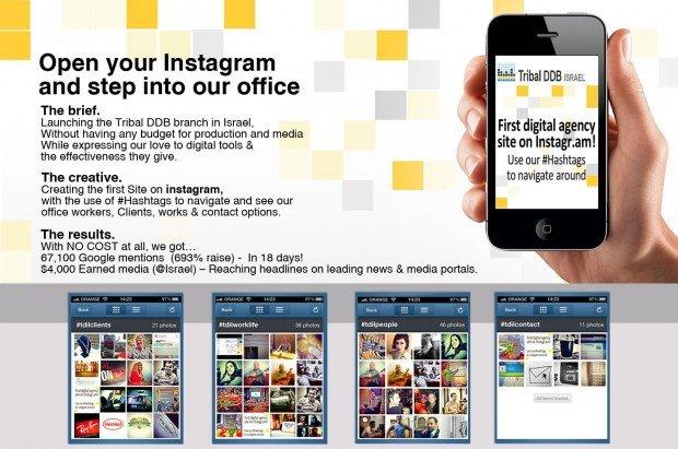 Tribal DDB promuove la nuova agenzia attraverso Instagram