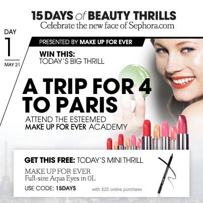 15 Days of Beauty Thrills - Sephora