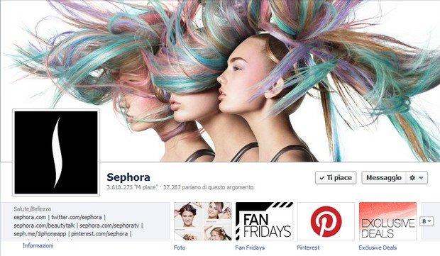 Sephora concorso su Facebook