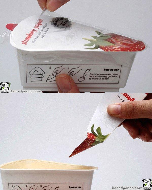 15 esempi di packaging creativo vasetto di yoghurt