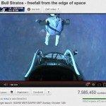 Record su Youtube per il volo di Felix Baumgartner