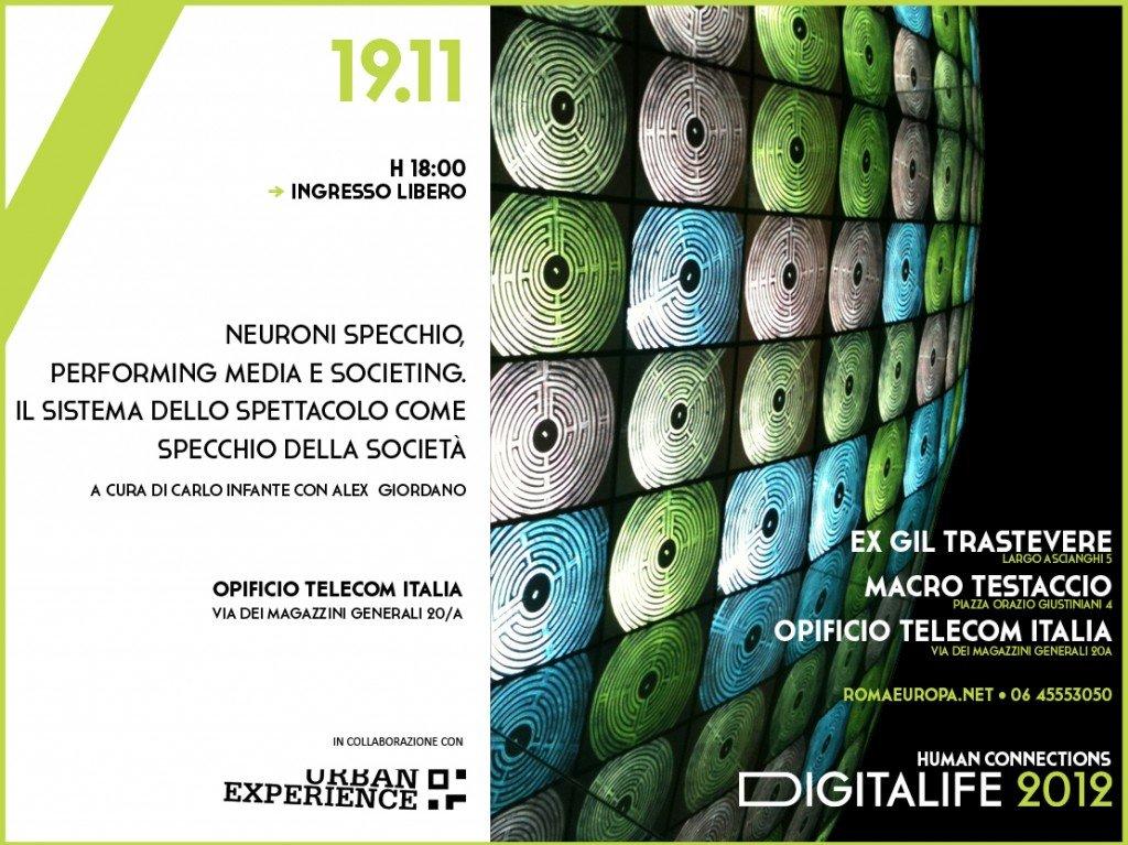Digitalife: Neuroni specchio, performing media e societing [EVENTO]