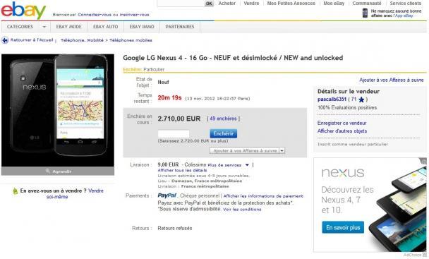 Google Nexus 4: un esempio di quello che non si deve fare nel commercio elettronico