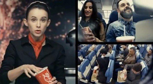 Coca-Cola porta il blind “taste” test ad alta quota