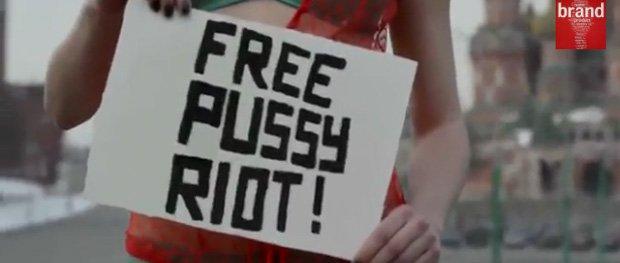Free Pussy Riot, il controverso cause marketing di Blush [VIDEO]