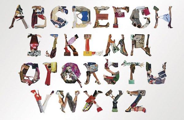 Tipografia e moda si incontrano nell'alfabeto Fashion Font