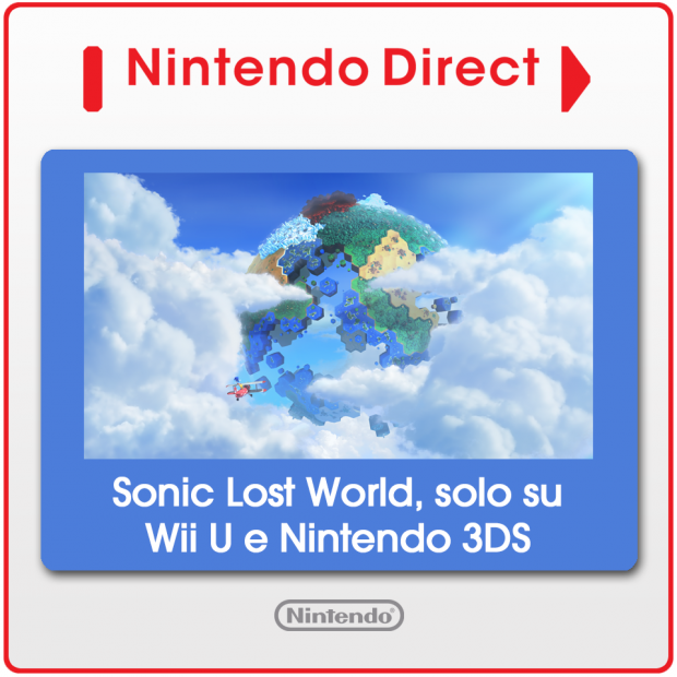 Esclusiva partnership tra Nintendo e Sega per SONIC su Wii U e 3DS