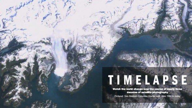 Google Timelapse, come è cambiata la terra negli ultimi 30 anni!