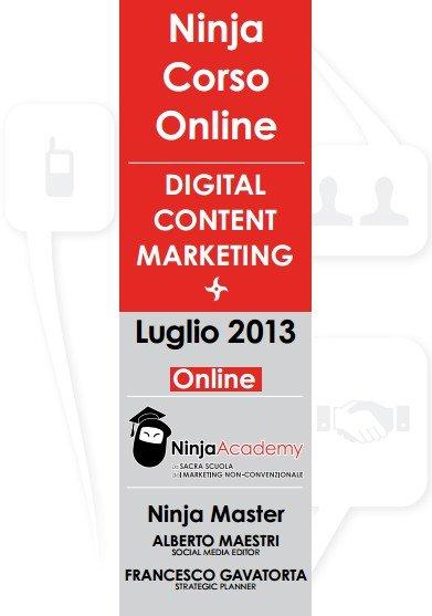 Corso online in Digital Content Marketing - Ninja Academy