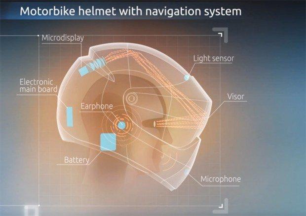 In moto con LiveMap, il casco hi-tech dal navigatore integrato