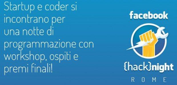Hack{night}: aperte le registrazioni al primo Facebook Hackathon in Italia!