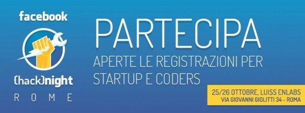 Hack{night}: 5 biglietti gratis per il primo Facebook Hackathon in Italia!