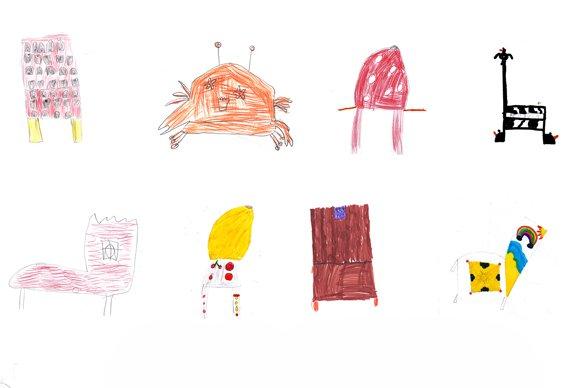 Disegna una sedia: gli scarabocchi dei bambini diventano realtà! Disegna una sedia: gli scarabocchi dei bambini diventano realtà!
