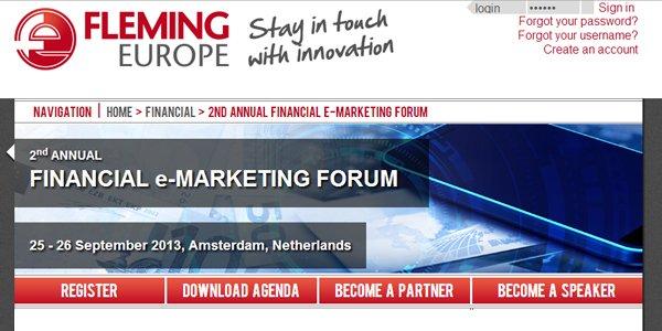 Le 12 e-reason per partecipare al Financial e-Marketing Forum