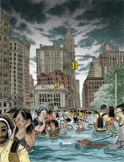 Top 10 fumetti e illustrazioni speciale estate 2013 Yuko Shimizu New York City