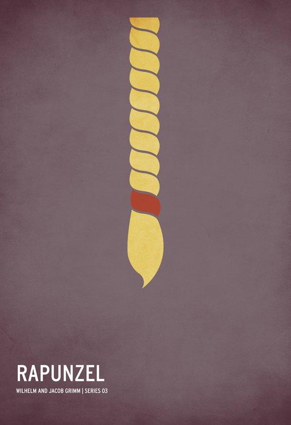 Christian Jackson ed i suoi poster minimalisti ispirati dalle fiabe