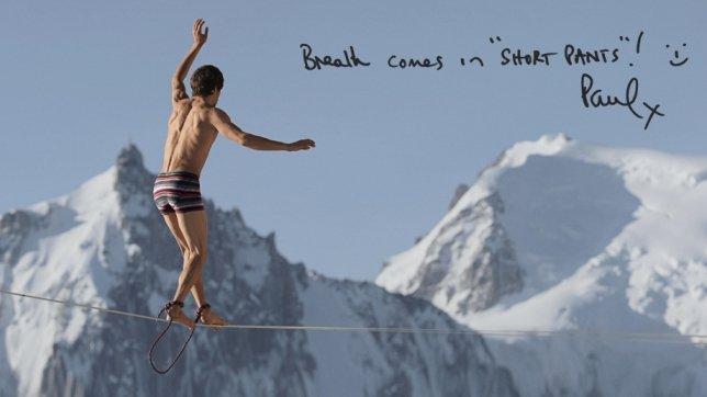 La collezione underwear di Paul Smith arriva ad alta quota
