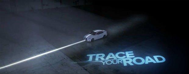 Lexus "Trace your Road", un videogioco a grandezza naturale [VIDEO]