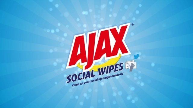 Dalla casa ai social network: Ajax fa pulizia con Social Wipes
