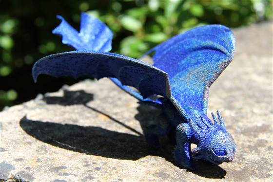 Un cucciolo di drago: il desiderio di una bambina diventato realtà in stampa 3D