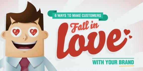Innamorarsi di un brand in 6 semplici mosse [INFOGRAFICA]