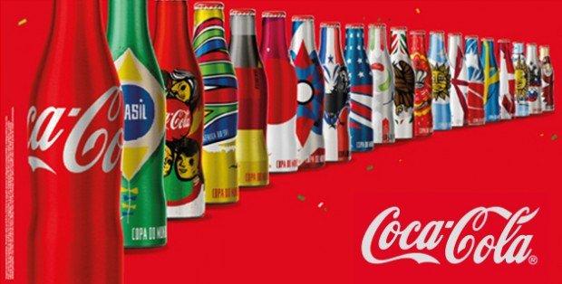 Coca-Cola packaging mondiali di calcio