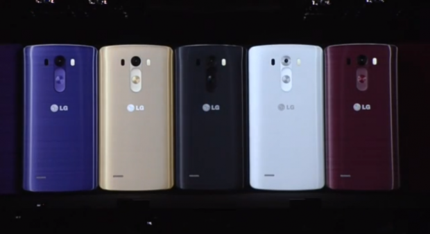 LG G3 in 5 colorazioni