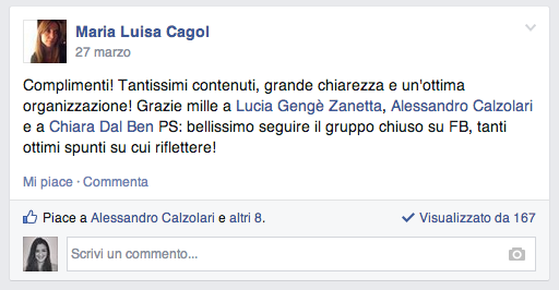 post facebook corso fashion marketing