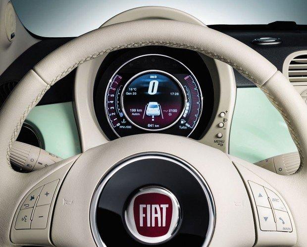 La nuova Fiat 500 è ancora più tecnologica, con il nuovo display TFT da 7 pollici
