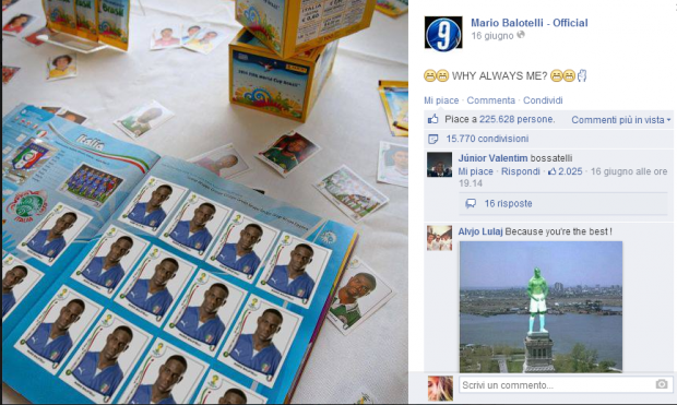 Figurine Panini Balotelli