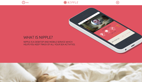 Nipple, l'app per monitorare la tua attività sessuale [INTERVISTA]