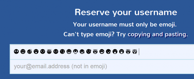 Emojli emoticon login