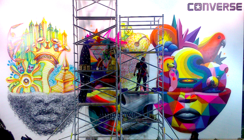 Wall of Clash: la creatività è nei tweet per Converse