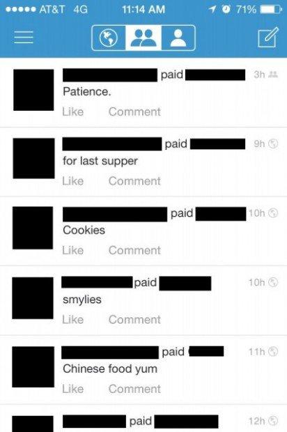 Venmo app pagamento