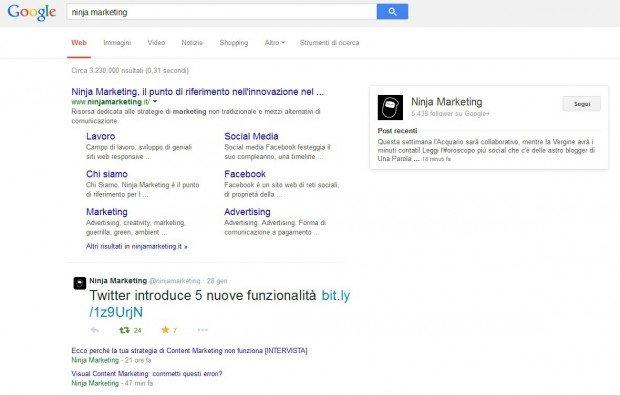 Accordo tra Twitter e Google a breve i tweet nella SERP