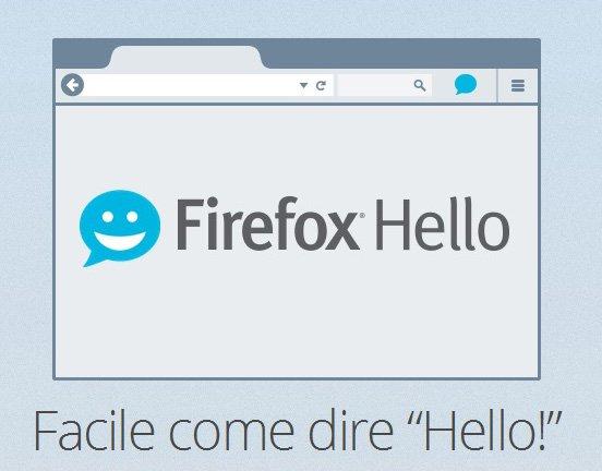 Hello! Firefox introduce le videochiamate nel browser