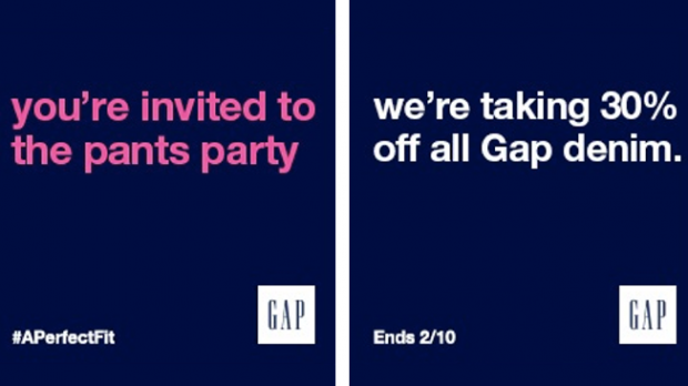 Il guerrilla marketing di GAP contro Tinder